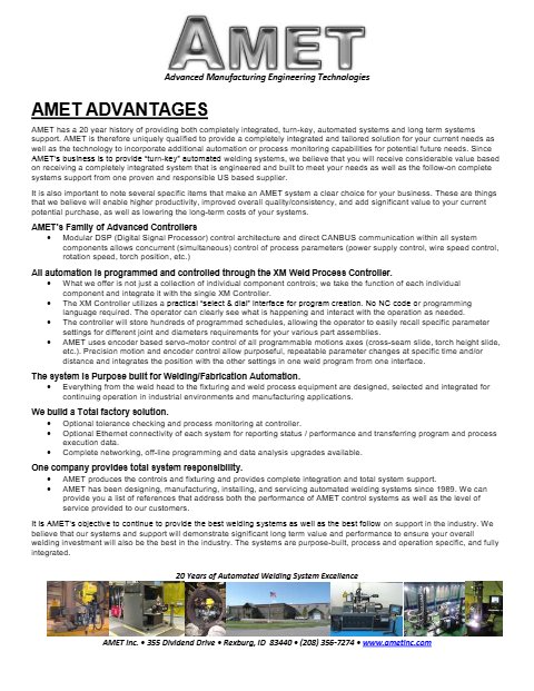 AMET Information