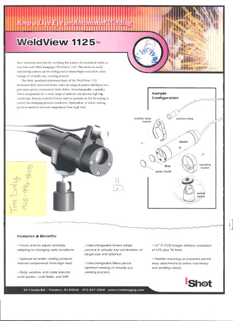 iShot Camera Spec