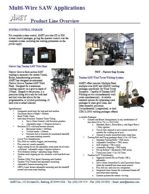 Multi-SAW Applications