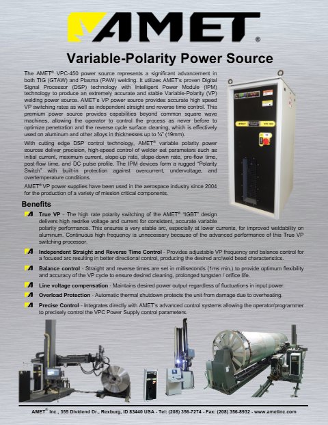 VPC-450 Brochure