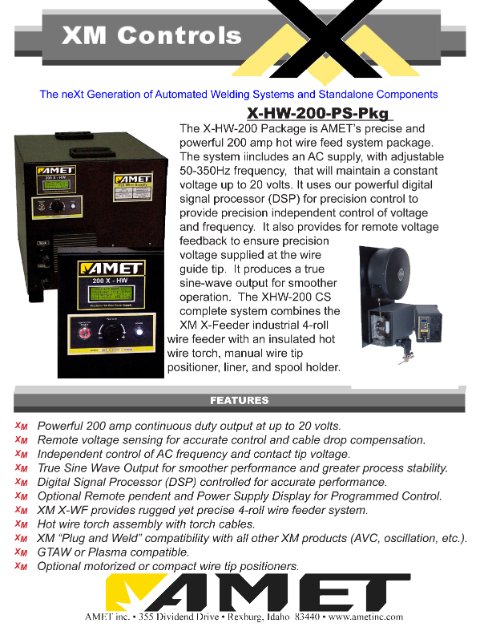 HWS-200 Brochure (2011)