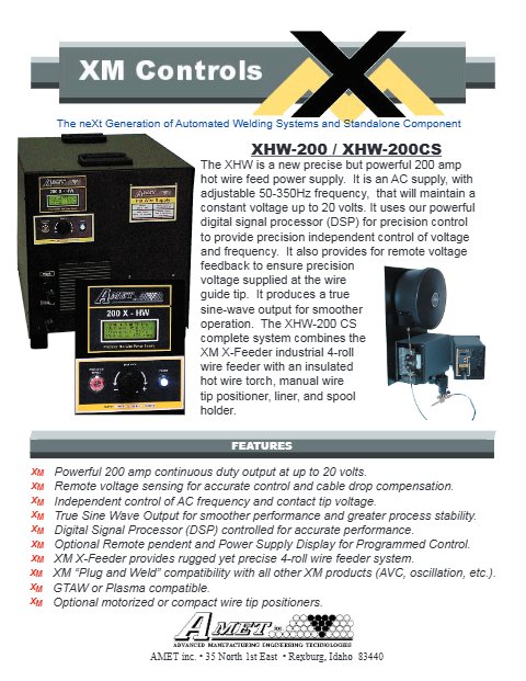 XHW Brochure